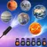 USB Projector Light Halloween Moon Lamp Christmas Holiday Night Light Rotatable Scenes Projector for Wall Ceiling Decor Lighting