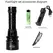 High Power Diving Flashlight IP68 Highest Waterproof Rating Professional Diving Light Powered by 18650 Battery With Hand Rope