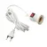 1/5PCS 2.3M E27 Hanging Indoor Plants Light Holder Garden Lampholder Cable EU /US with On/Off Switch Lamp Holder for Desk Light
