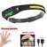 COB LED Headlight Flashlight 3 Mode,Built in Battery USB Rechargeable HeadLamp Outdoor Emergency Camping Fishing Lantern