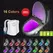 Motion Sensor Light Wireless LED Night Light RGB 8/16colors Lamp Toilet Bathroom Atmosphere Light Colorful Sensor Night Lights