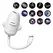 2 in 1 USB Projection Lamp Manual Focus Projector Light Car Ambient Light Room Starry Star Romantic Saturn Galaxy Night Lights