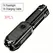 Portable UV Flashlight UV395NM Zoomable ABS Torch 3 Modes Camping Ultraviolet Flashlights For Pet Stacks Fluorescent Detection