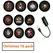 USB Powered Christmas Projector Lights with Santa Claus/Gingerbread Man/elk Patterns Spotlight Indoor Party Navidad Xmas Decor