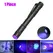 Mini Pen Light Flashlight Red/White/395nm Torch Penlight Flashlight with Clip Pet Dog Cat Urine Stain Ore Money Detection Torch