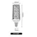LED Corn Light Bulbs E27 E14 30W 40W AC 220V 240V 5730 SMD LED Crystal Lamp 360 Beam Angle Replace Halogen Chandelier Light