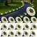 4/8/16PCS Solar Lights Outdoor 8 LED Solar Underground Lamp Spotlight Warm White Solar Buried Light for Yard Garden Lawn Pathway