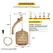 Bamboo Lantern Wall Lamp Natural Rattan Wicker E27 Chandeliers Hand-Woven Bamboo Room Decor Lampshades Wall Light Fixtures