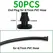 50pcs Barbed Connectors Irrigation Fittings Drip Irrigation Barbed Connectors 4/7mm Tubing Fittings for Flower Pot Garden Lawn 5