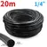 50pcs Barbed Connectors Irrigation Fittings Drip Irrigation Barbed Connectors 4/7mm Tubing Fittings for Flower Pot Garden Lawn 5