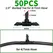 50pcs Barbed Connectors Irrigation Fittings Drip Irrigation Barbed Connectors 4/7mm Tubing Fittings for Flower Pot Garden Lawn 5