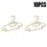 5-50Pcs Baby Hangers Plastic Kids Clothes Storage Hanger for Nursery Children Hangers Toddler Infant Portable Coats Home Rack