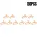 5-50Pcs Baby Hangers Plastic Kids Clothes Storage Hanger for Nursery Children Hangers Toddler Infant Portable Coats Home Rack