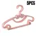 5-50Pcs Baby Hangers Plastic Kids Clothes Storage Hanger for Nursery Children Hangers Toddler Infant Portable Coats Home Rack