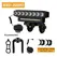 5/8 LED Bicycle Front Light USB Rechargeable 130dB Cycling Bike Horn Easy to Install 6 Modes Bicycle Bell Light