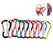 Double Clip Carabiner Outdoor Hook Clip Multi-Use Outdoor S Chain Hooks Portable Backpack Locking Hooks With 360 Degree Swivel