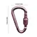 Double Clip Carabiner Outdoor Hook Clip Multi-Use Outdoor S Chain Hooks Portable Backpack Locking Hooks With 360 Degree Swivel
