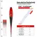 3PCS Composite Nano Luminous Float Body Foot+3PCS Tubes No Tail No CR425 Battery River Ocean Electric Fishing Tackle Tools
