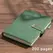 Vintage A5 leather notebook with personalized soft cover - perfect for business meetings and college life