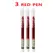3-5Pcs Straight Liquid Gel Pen Quick-drying, Large-capacity 0.5mm Black Blue Ink for Writing School Office Stationery Supplies