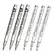 4/6pcs Waterproof Permanent Metallic Brush Paint Marker Pens DIY Resin Mold Gold Silver Drawing Supplies Craft Markers Pen