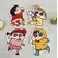 Kawaii Crayon Shin-Chan Cartoon Cute Hand Towel Water-Absorbent Coral Fleece Kitchen Quick-Drying Shower Room Supplies