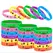 12pcs Pokemon Bracelet Anime Pikachu Charmander Children Cartoon Silicone Wristband Bracelets Party  Accessoires Cosplay Gifts