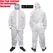 Disposable Breathable Dustproof Water Oil Resistant Work Safety Overall Anti Dust Spary Painting Decorating Labour Coverall Suit