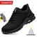 New Styles Men Safety Boots With Steel Toe Cap Anti-smash Work Sneakers Safety Shoes Men IndestructibleWork Boots Tactical Boots