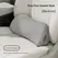 Car Seat Pillow Memory Foam Lumbar Support Breathable Back Protector Suitable for Office Chairs and Car Interior Accessories