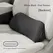 Car Seat Pillow Memory Foam Lumbar Support Breathable Back Protector Suitable for Office Chairs and Car Interior Accessories