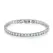 Women's Fashion 4mm Zirconia Tennis Bracelet Crystal Charm Designer Thin Chain Wedding Jewelry
