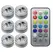 1Set Remote Control Car LED Interior Ambient Light - Colorful Adhesive Decoration for Auto Roof Foot Atmosphere Lamp 13 Colors