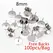 50-100pcs/lot Gold Stainless Steel Earring Studs Blank Post Base Pins With Earring Plug Findings Ear Back For DIY Jewelry Making