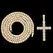 Hip Hop Iced Out Cross Pendant Necklace Strap 4mm Zircon Tennis Chain Men Women Sparkling Necklace Punk Jewelry Fashion Gift