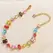Brand 18K Gold Plated New Luxury Colourful Crystal Zircon Necklace For Women Fashion Party Jewelry Accessories Ladies Jewellery