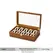 Oirlv 10 Grids Watch Box Wooden Jewelry Box Watch Organizer Case Men Women Mechanical Watchs Storage Case Wristwatch Display Box