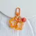 Acrylic Stars Bell Pendant Keychain Cute Colorful Backpack Purse Charms Metal Keyring Diy Jewelry Making Key Chain Accessories
