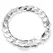 925 Sterling Silver Bracelet Sideways Silver Bracelet 6MM8MM10MM Bracelet Men & Women Jewelry