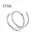 Stainless Steel Magnet Fake Nose Ring Hoop Fake Piercing Hoop Septum Rings For Women Fashion Gothic Rock Body Jewelry Gifts