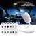 USB Starry Sky Projector Night Light 360° Adjustable Galaxy Atmosphere Lamp for Car Interior Home Bedroom Romantic Nightlight