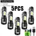COB+XPE Mini Portable Flashlight Zoomable Small Torch USB Rechargeable Outdoor Camping Fishing Long Range Emergency Lantern