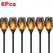 1/2/4/6/8/10Pcs Solar Flame Torch Lights Flickering Light Waterproof Garden Decoration Outdoor Lawn Path Yard Patio Floor Lamps