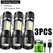 COB+XPE Mini Portable Flashlight Zoomable Small Torch USB Rechargeable Outdoor Camping Fishing Long Range Emergency Lantern