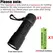 Portable COB LED Flashlight Rechargeable Work Light with Magnetic Lanterna Hanging Lamp with Built-in Battery Camping Torch