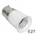 B22 to E27 Bulb Socket High Quality Lamp Base Converter Adapter PC Fireproof Lamp Holder for Led Corn Bulb Spotlight 110V 220V