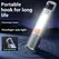 Strong Lighting ABS Flashlamp USB Charging Portable Outdoor EDC Torch Camping Hanging Flashlights Telescopic Focus COB Side Lamp