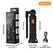 Portable COB LED Flashlight Rechargeable Work Light with Magnetic Lanterna Hanging Lamp with Built-in Battery Camping Torch