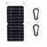 30W Solar Panel With USB Waterproof Outdoor Hiking And Camping Portable Battery Mobile Phone Charging Bank Charging Panel 6.8V