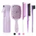 5pcs Hair Tool Set Air Cushion Hollow Comb Scalp Massage Rat Tail Comb Teasing Comb Edge Control Brush Hair Spray Bottle Salon